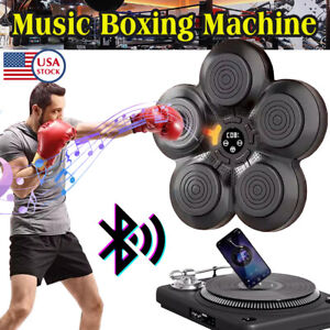 Smart Music Boxing Machine Bluetooth Wall Target Training Exercise with Gloves