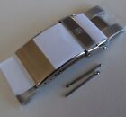 NEW SWISS ARMY OEM OFFICERS 1884 Silver 42mm Watch CLASP for BRACELET/BAND/STRAP