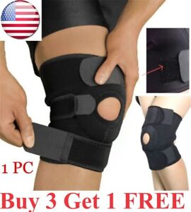 Knee Brace Compression Sleeve Support Sport Joint Arthritis Patella Stabilizer