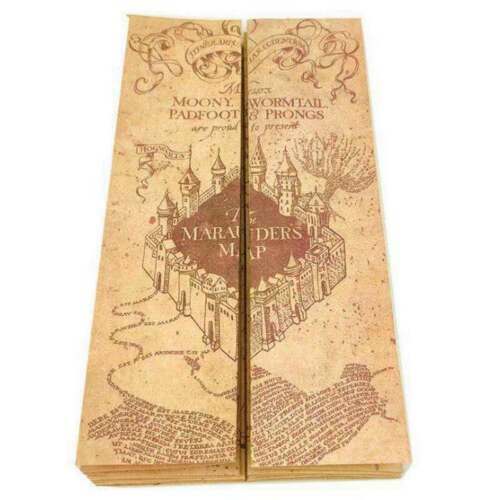 Harry Potter Marauders Map Hogwarts School of Witchcraft & Wizardry