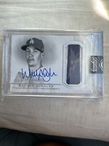 2020 Topps Dynasty Walker Buehler Auto Patch /5 SSP 2 Color Patch