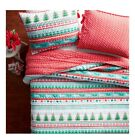 Pioneer Woman Fairisle Full/Queen Quilt 3PC Set New In Box Christmas Red Green