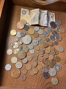 New ListingLot of Foreign Coins Many Denominations, Countries and Years