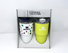 Stanley 2pk 20oz Stainless Steel H2.0 Flowstate Quencher Tumblers Geo/ Yellow