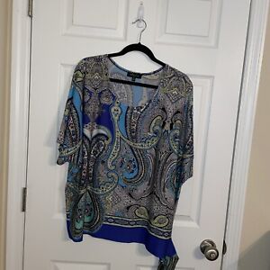 Ladies Colorful Blouse By Melissa Paige Size One X