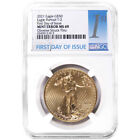 2021 $50 Type 2 American Gold Eagle 1 oz NGC MS69 FDI First Label Mint Error ...