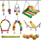 13Pcs Bird Toys Bird Parrot Swing Toys Brightly Colored and Sturdy Parrot Ham CO