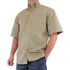 Dickies Men's Work Shirt, Short Sleeve Button-Down Collar, Two Front Pockets