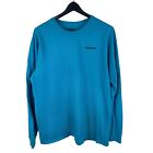 Mens Y2K Patagonia Small Front Logo Long Sleeve Graphic Shirt Size L
