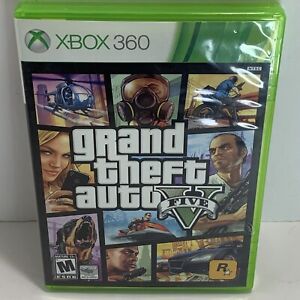Grand Theft Auto V 5 Five GTA 5 Xbox 360 Complete In Box CIB Manual Map Tested