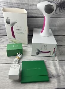 Tria Beauty Hair Removal Laser 4X - White/Fuchsia HAS CRACKS-Pushed In Screen