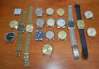 Men's Vintage Seiko & Citizen & Pulsar Watch Lot AS-IS FOR PARTS OR REPAIR