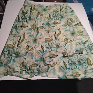 Lane Bryant Green floral skirt 18/20 women