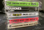 5 Punk Cassettes, Ramones, The Exploited, The Misfits, Sex Pistols. Lot of 5