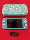 New ListingNintendo Switch Lite Teal Turquoise 32GB Console Bundle W/ Animal Crossing Case