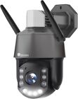 Ctronics 5MP 30X Optical Zoom Security Camera Outdoor, PTZ WiFi IP Camera Black