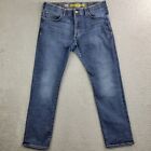 LEE Extreme Motion jeans mens 38x32 (31.5 inseam) blue Cortez Slim Straight
