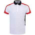 J. Lindeberg Jessy Mens white red Golf Polo Shirt small Medium Large XL 2XL NEW