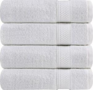 Pack of 4 Large Bath Towels 100% Cotton 27