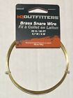 HQOutfitters Brass Snare Wire 20’ Roll 22g 40Lbs Breaking Strength Survival