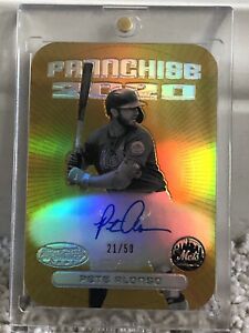 New Listing2020 Pete Alonso On-Card Auto /50 Topps Bowman’s Best “Franchise 2020” #F20-PA