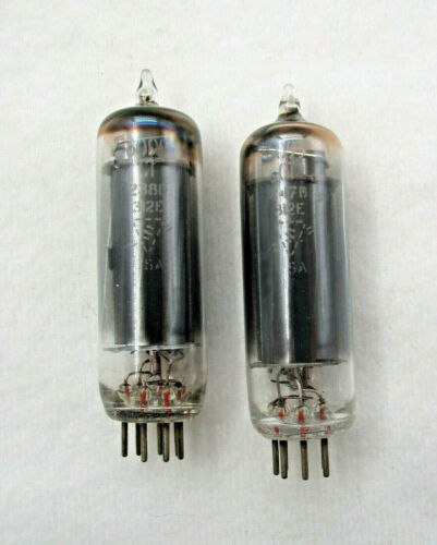 6095 / CT / 6AQ5 NOS Beam Power Tubes (Power/Output). TV-7D/U Matching pair