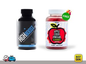 HGH BOOST Human Growth Hormone Muscle build + Apple Cider Vinegar 60 Gummies New
