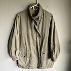 Vintage Burberrys Jacket Men’s Large Khaki Full Zip Trench Chore Made in England