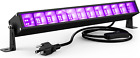 Atfoyer 40W LED Black Light Bar, Black Lights for Glow Party, Blacklight with Up