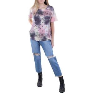 Anthropologie Maronie Womens Tie-Dye Printed Tee T-Shirt Top BHFO 0179