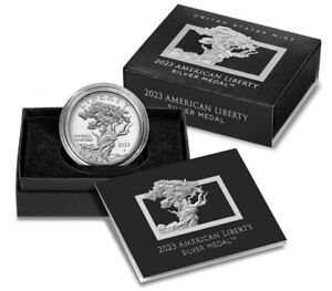 2023-P American Liberty Silver Medal (23DB) w/ Box & COA