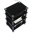 Sturdy Audio Rack Stand Tower with 5 Shelves for Living, Gaming, Recording Room.