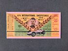 1963 USAC Indianapolis 500 Rodger Ward Ticket Stub, Parnelli Jones Indy Win #1
