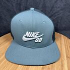 Nike SB Skateboarding Adjustable Snapback Hat Cap Blue