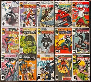 Web of Spider-Man #1 - 129 & Annual #1 - 10 Complete Set Run Comic Lot (160+)