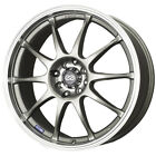 ENKEI J10 16X7 4X100/4X114.3 Offset 42 Silver with Machined Lip (Quantity of 1)