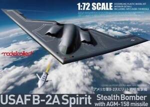 Model Collect 1:72 U.S.A.F. B-2A Spirit 509th Stealth Bomber Plastic Model Kit