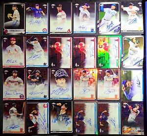 Mlb Topps Chrome Rookie Autographs Lot Of 25 All NmM
