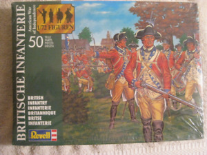 Revell #2560 British Infantry American Independence War 50 Figures 1:72 SEALED