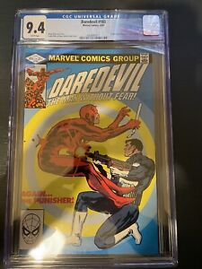 Daredevil #183 CGC 9.4/NM WhPgs Newsstand 1st Punisher & DD Meeting/Miller Cover