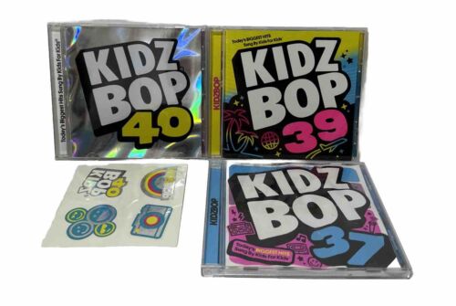 KIDZ BOP Kids Music CD’s No# 37, 39 And 40 Gently Used Lot Of 3