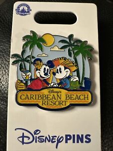 Disney Parks Caribbean Beach Resort Minnie & Mickey Open Edition Pin