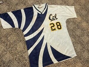 Vintage California Cal Golden Bears Game Worn Soccer Jersey #28 M 1990’s Rare