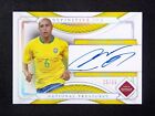 2022 National Treasures World Cup Roberto Carlos Brazil Defintive Ink Auto /99