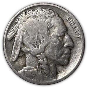 1918-D Buffalo Nickel Fine F Coin #2306