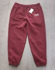 Levi's Track Sweat Pants Joggers Pockets Logo Red Maroon mens XL $54.50 NWT
