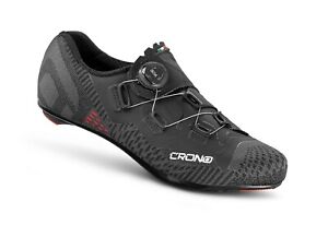 NEW Crono CK3 Knit Road Cycling Shoes - Black (Reg. $270) BOA Sidi Gaerne Giro
