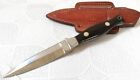 Custom hand made knife king's Love Less Design double edge dagger knife