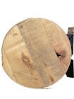Vintage Large Round Wooden Cheese Box w/ Lid Farm House Decor Container 16x7.5