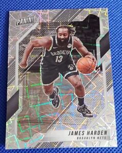 James Harden 2022 Panini National 2021 VIP Gold Pack Prizm Nets Lazer Parallel